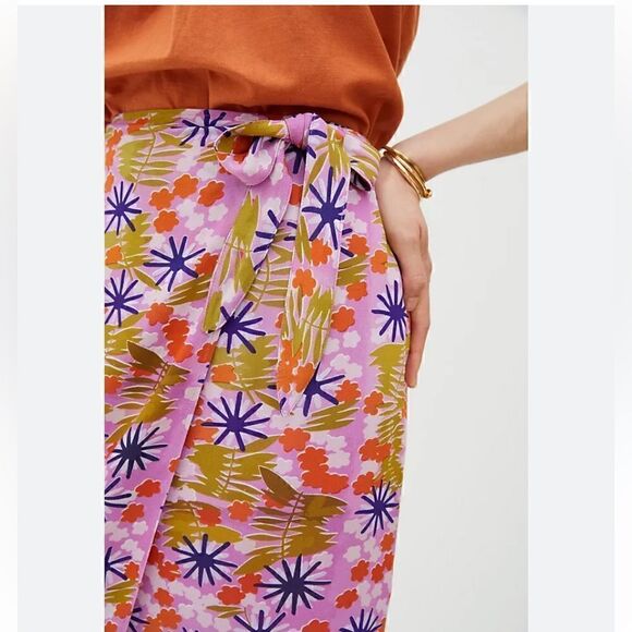 Vera for Anthropologie floral midi skirt - Picture 11 of 14